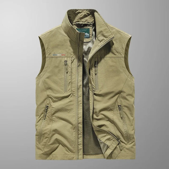 MULTI POCKET UTILITY VEST FOR MEN