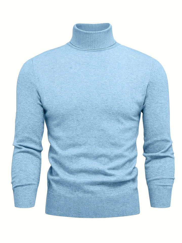 HIGH NECK KNIT SWEATER FOR MEN