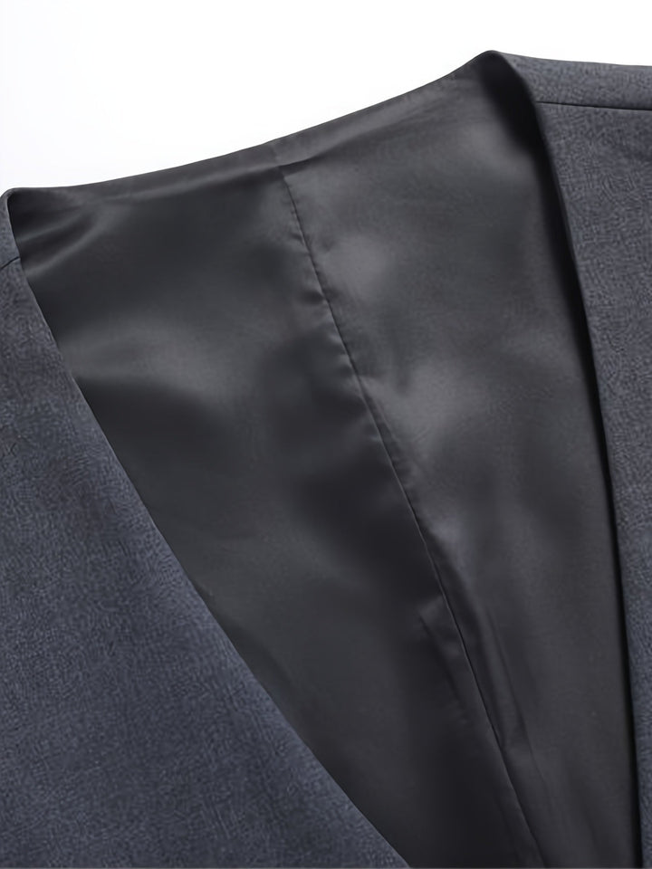 V-NECK SKINNY VEST FOR MEN