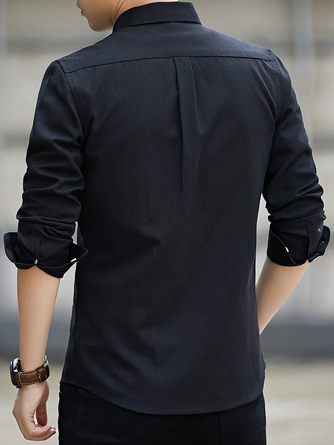 LAPEL BUTTON SHIRT FOR MEN