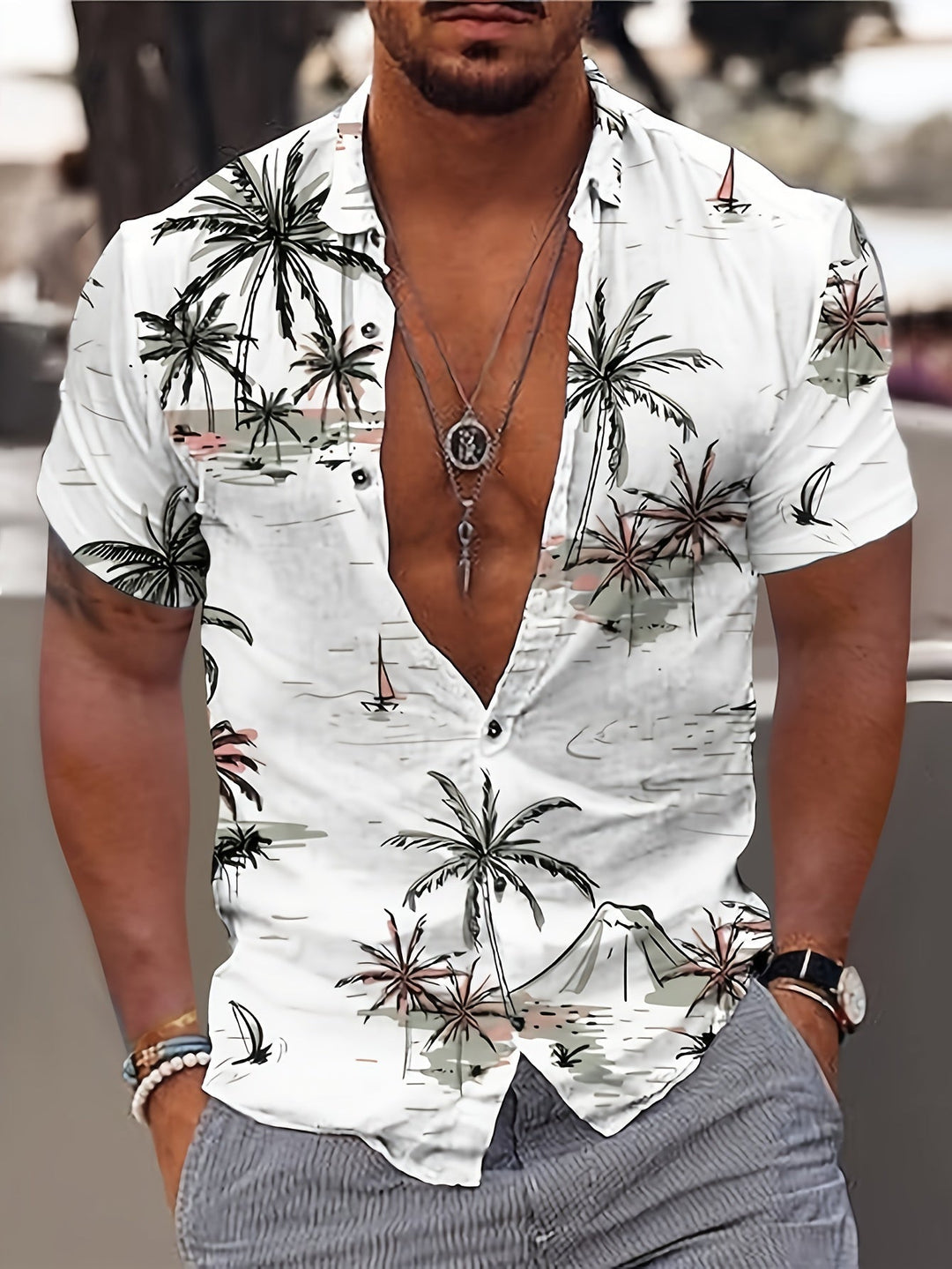 TROPICAL SHIRT FOR MEN
