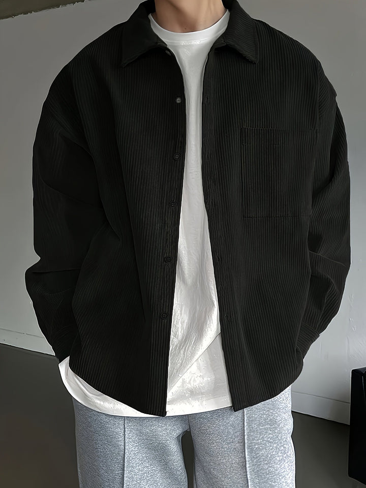 LOOSE BUTTON SHIRT FOR MEN