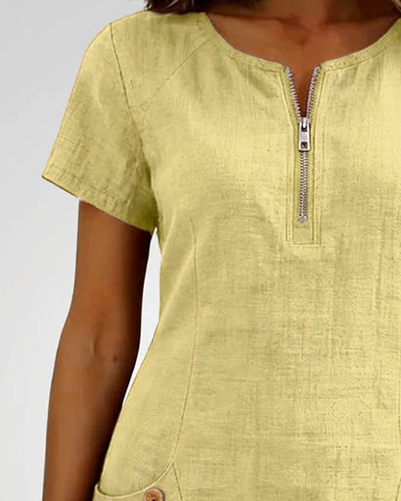 BEAUMONT NICE | ROBE À POCHES ZIPPÉES POUR FEMMES