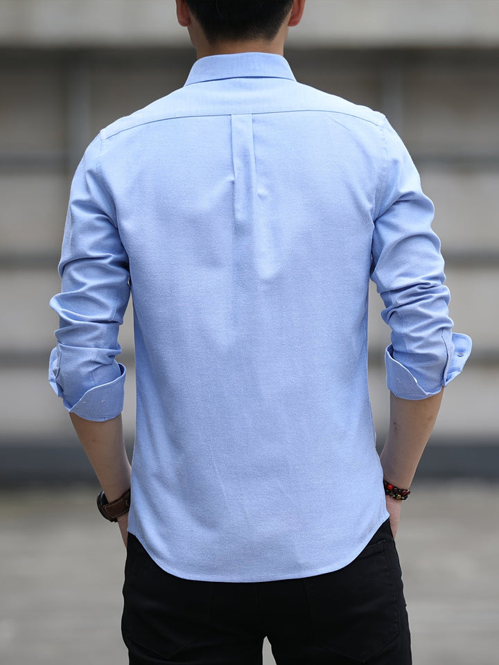 LAPEL BUTTON SHIRT FOR MEN