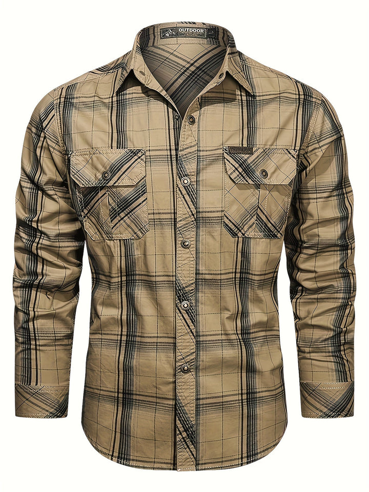 VINTAGE LAPEL SHIRT FOR MEN