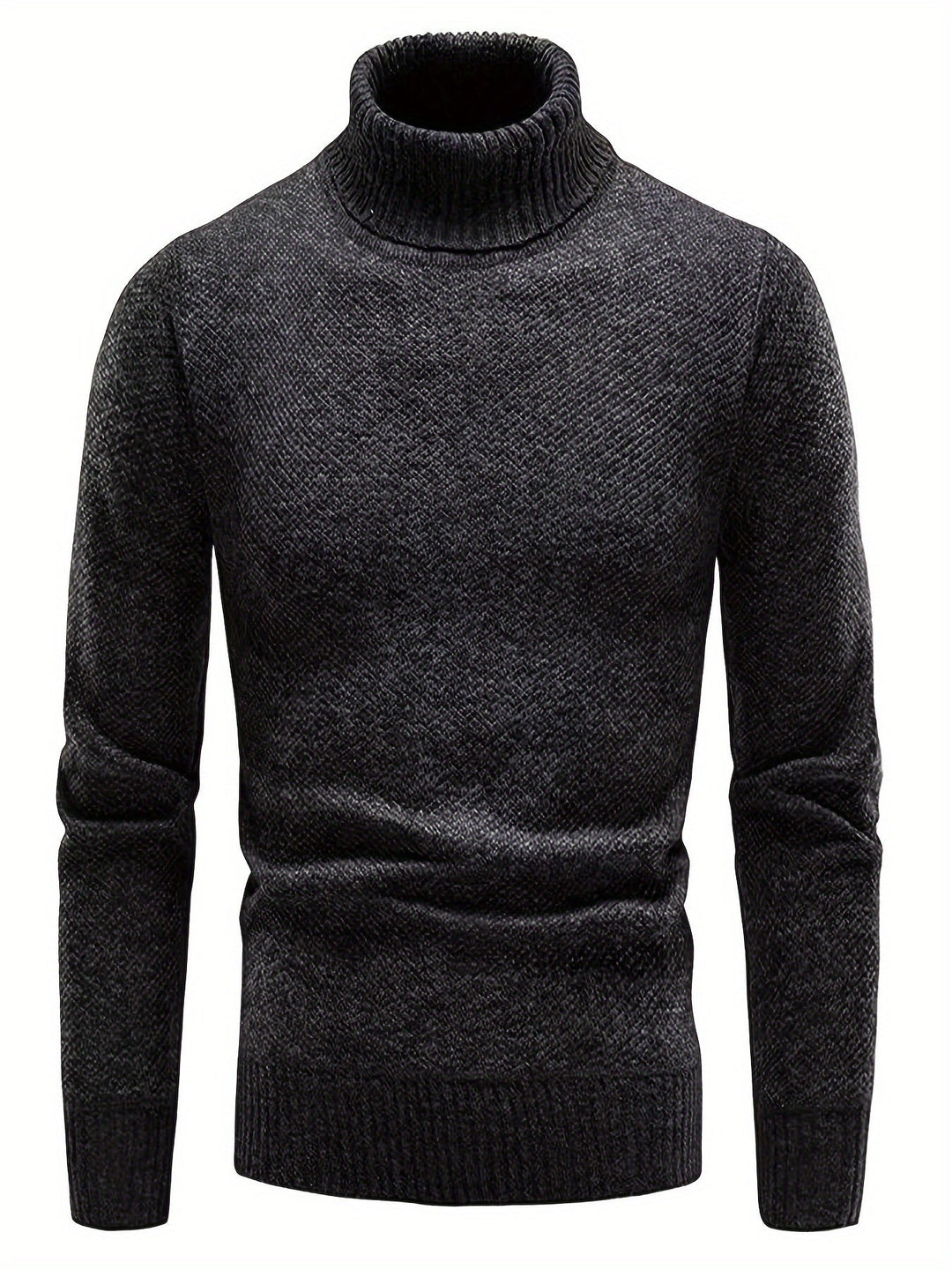 RIB KNIT LAPEL SWEATER FOR MEN