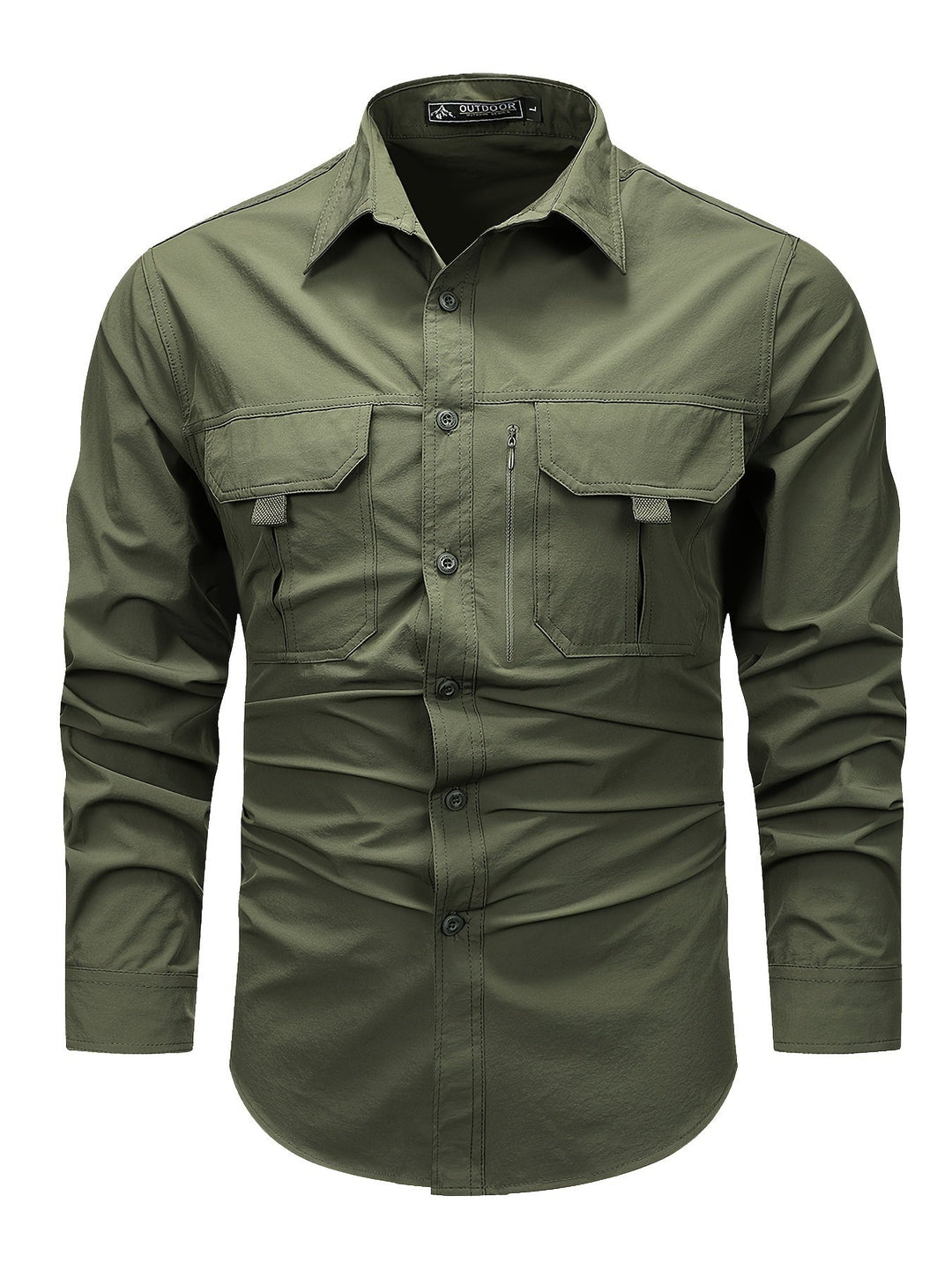 LONG SLEEVE CARGO SHIRT FOR MEN