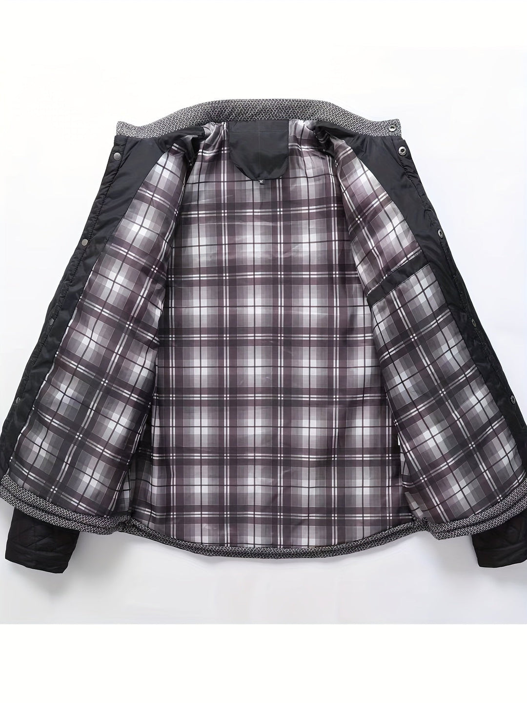 COLOUR BLOCK STAND COLLAR JACKET FOR MEN