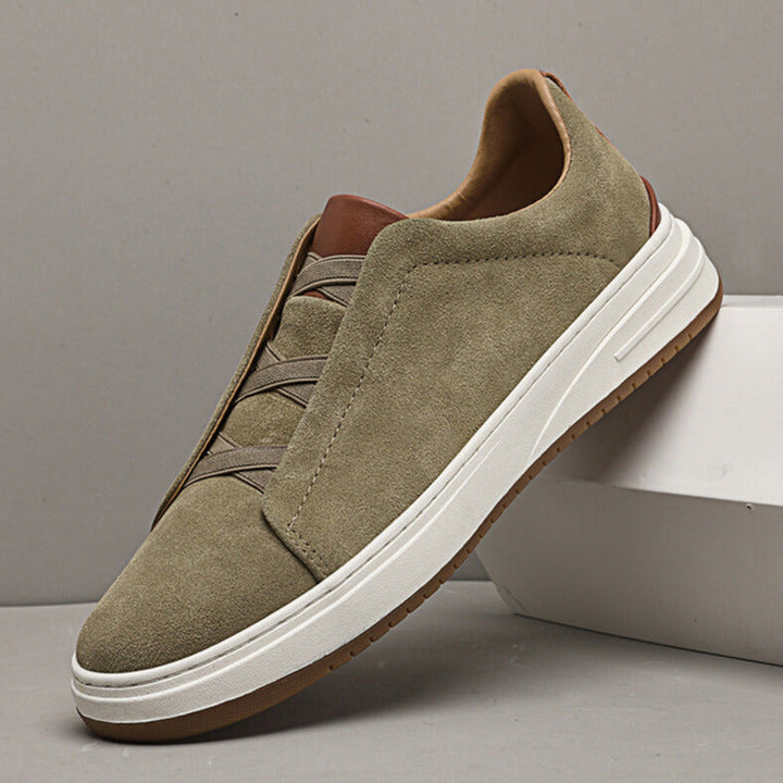MEN'S SUEDE SLIP-ON SHOES