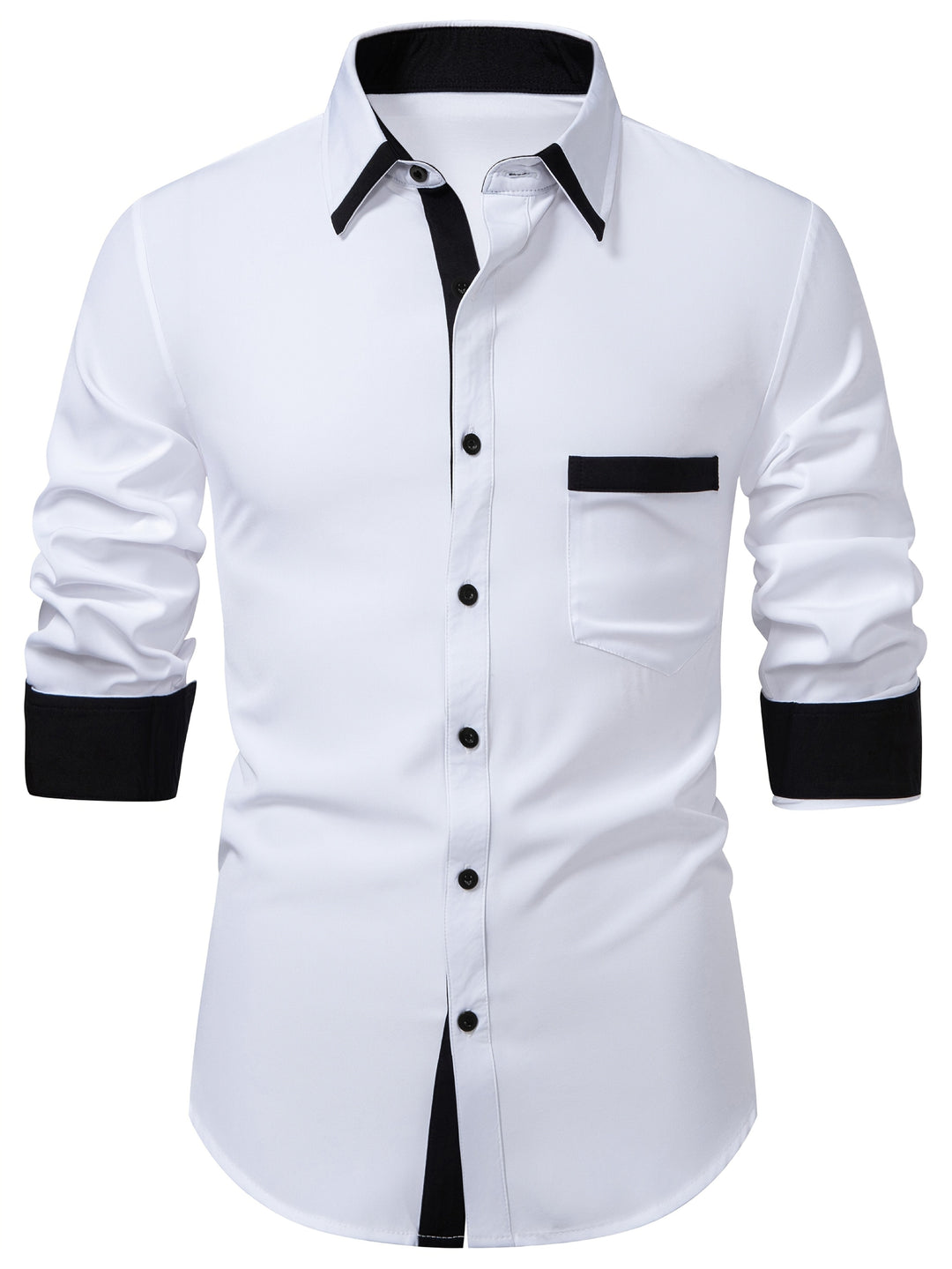 CONTRAST PANEL SHIRT FOR MEN