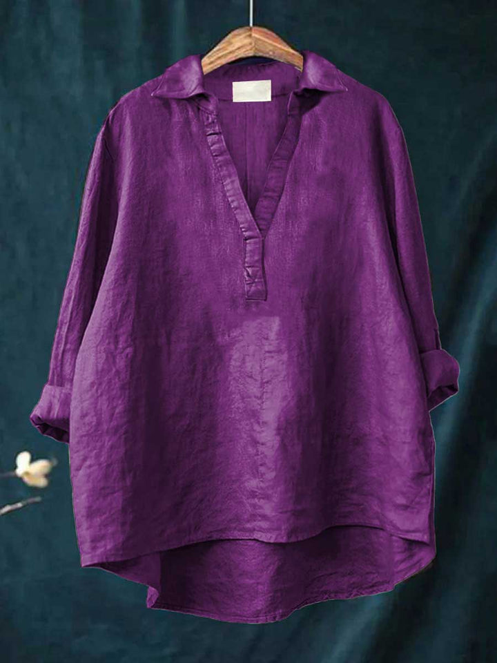 BEAUMONT NICE | BLOUSE COL V POUR FEMMES