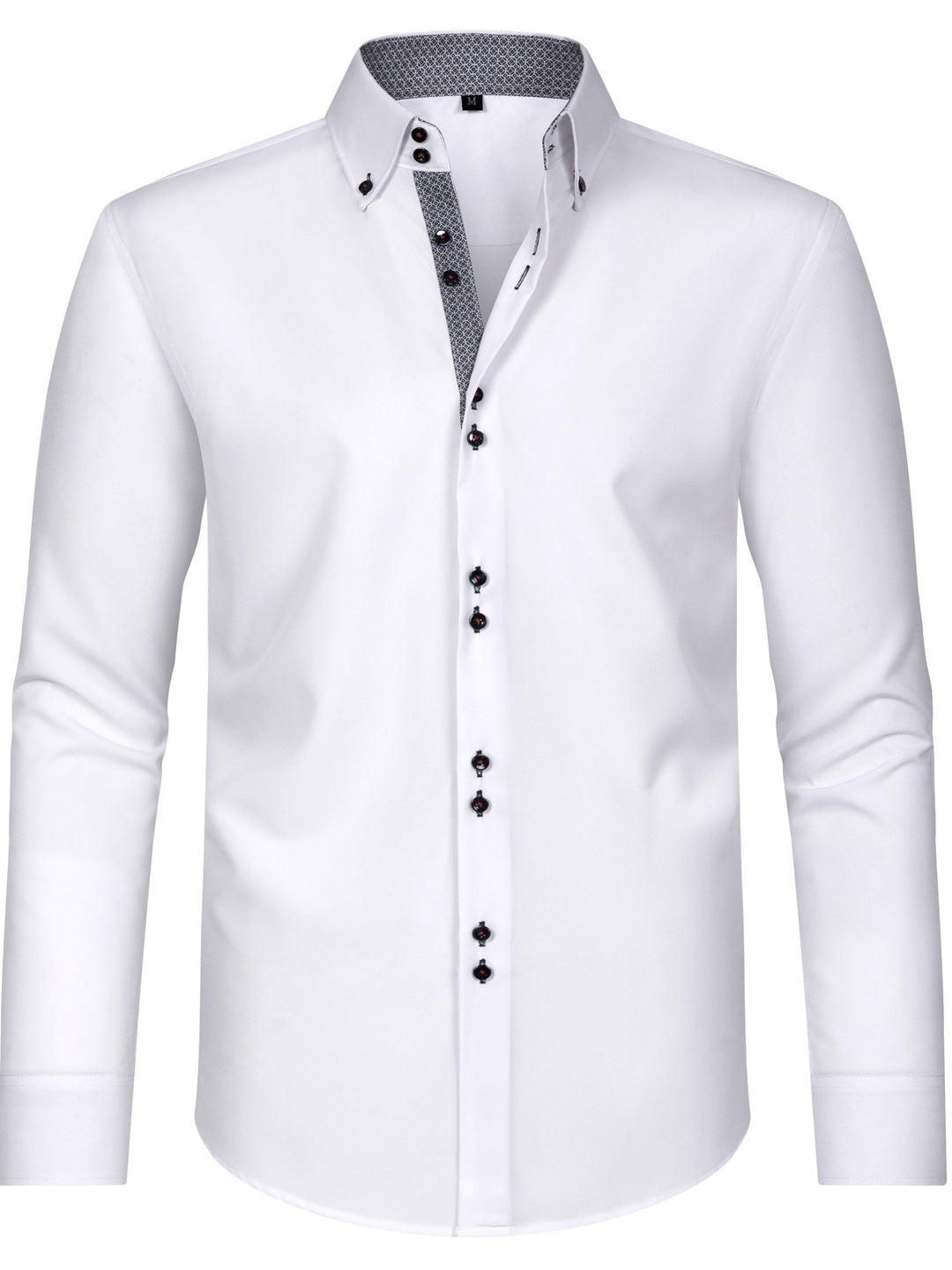 COLOR BLOCK DRESS SHIRT FOR MEN