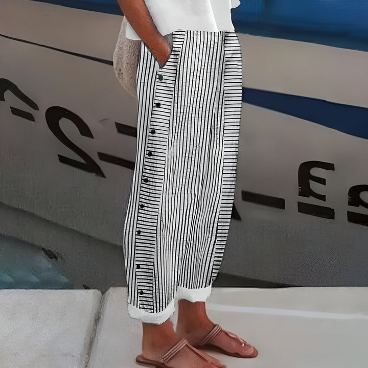 BEAUMONT NICE | PANTALONS RAYÉS POUR FEMMES
