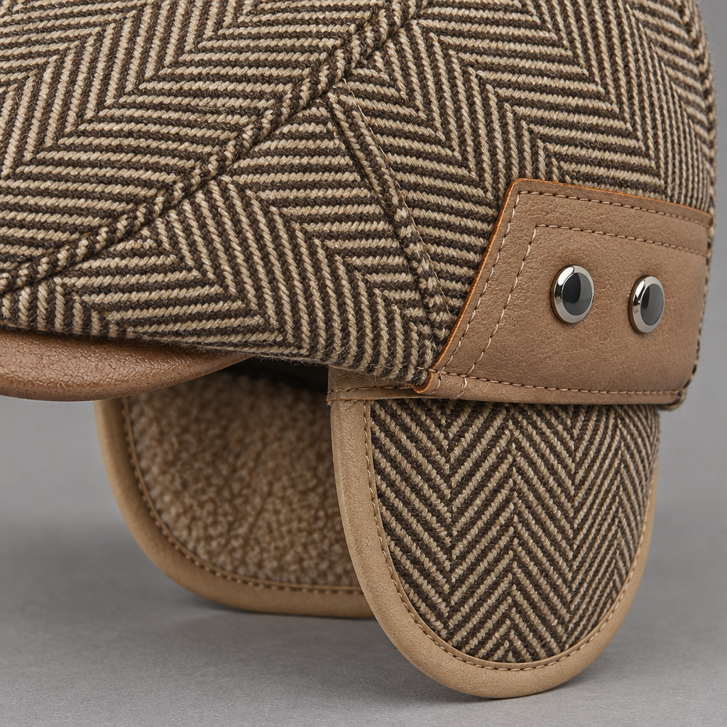 Casquette plate à chevrons Thornton
