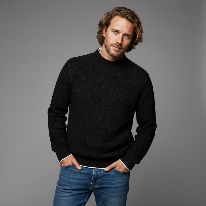 Pull en maille texturée Wellington