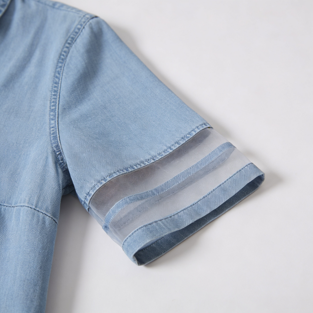 BEAUMONT NICE | ROBE CHEMISIER EN DENIM CLASSIQUE POUR FEMMES