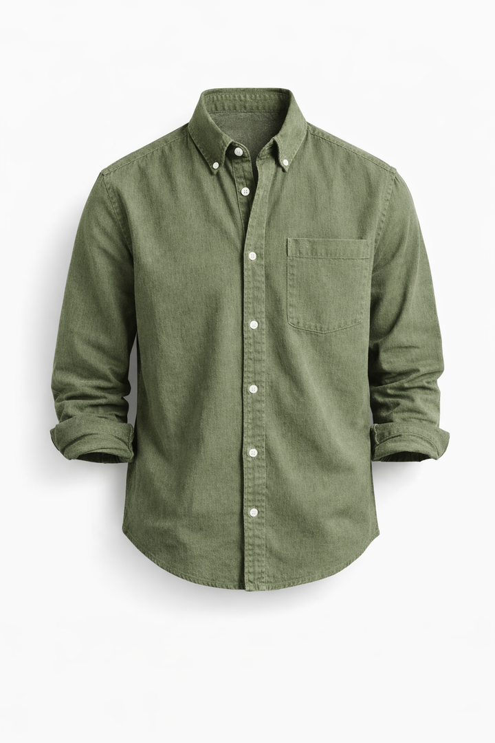 TAILORED BUTTON-UP SHIRT FOR MEN