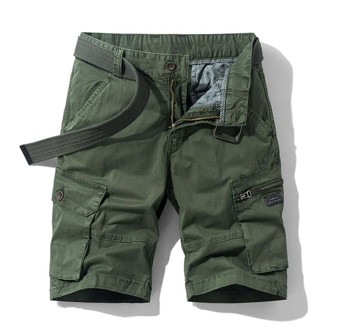 MULTI-POCKET UTILITY SHORTS FOR MEN