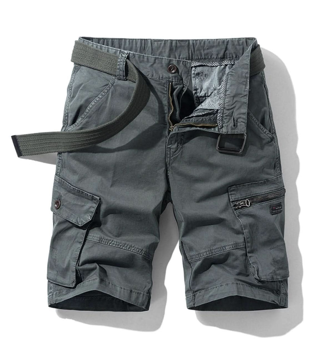 MULTI-POCKET UTILITY SHORTS FOR MEN
