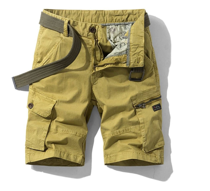 MULTI-POCKET UTILITY SHORTS FOR MEN