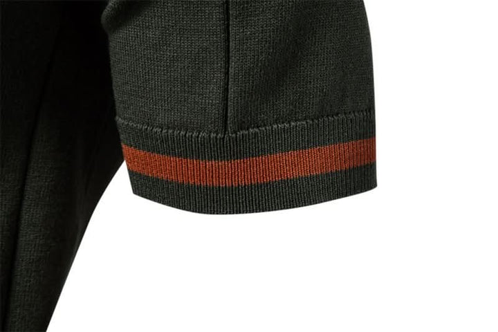 TEXTURED ZIP POLO FOR MEN