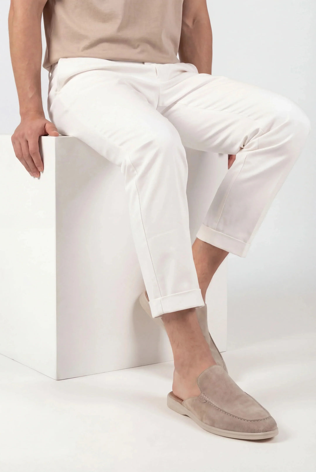 SUEDE MULES FOR MEN