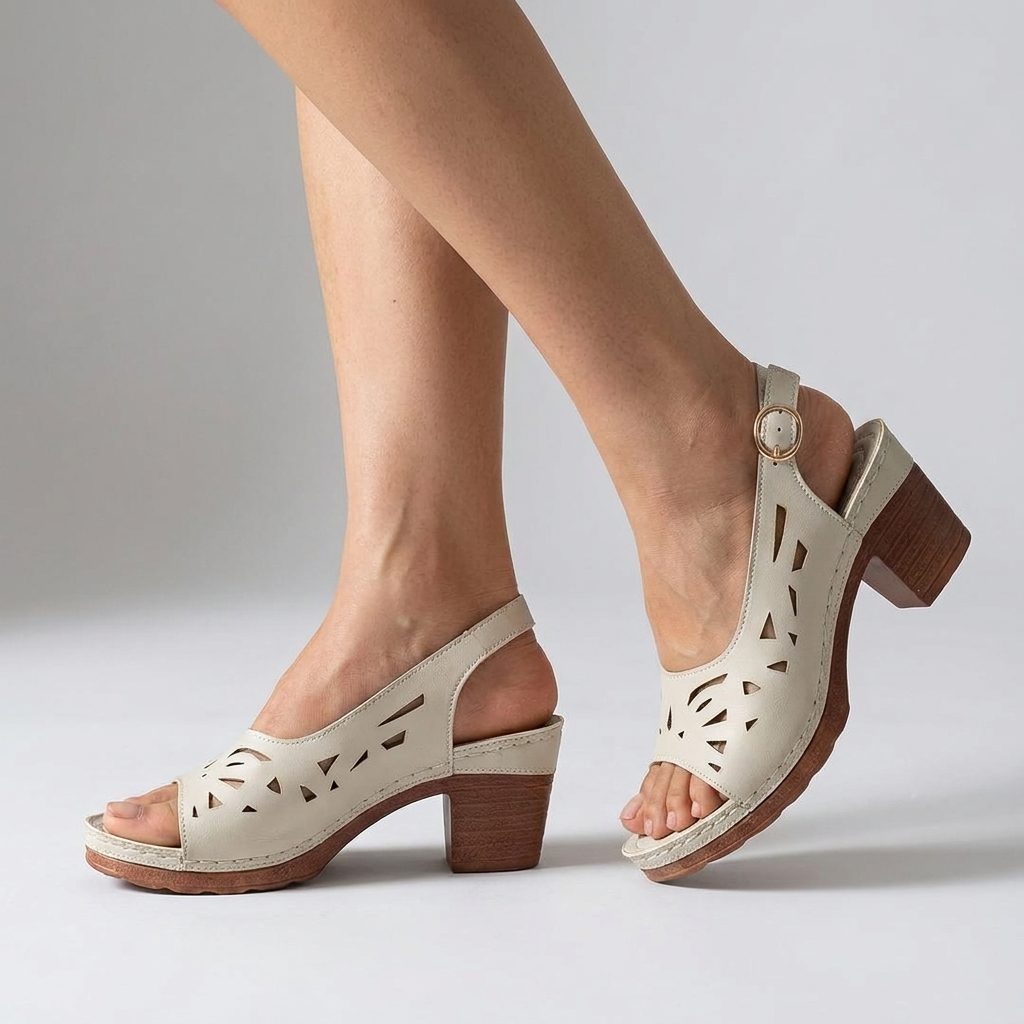 BEAUMONT NICE | SANDALES À TALON WEDGE CHIC POUR FEMMES