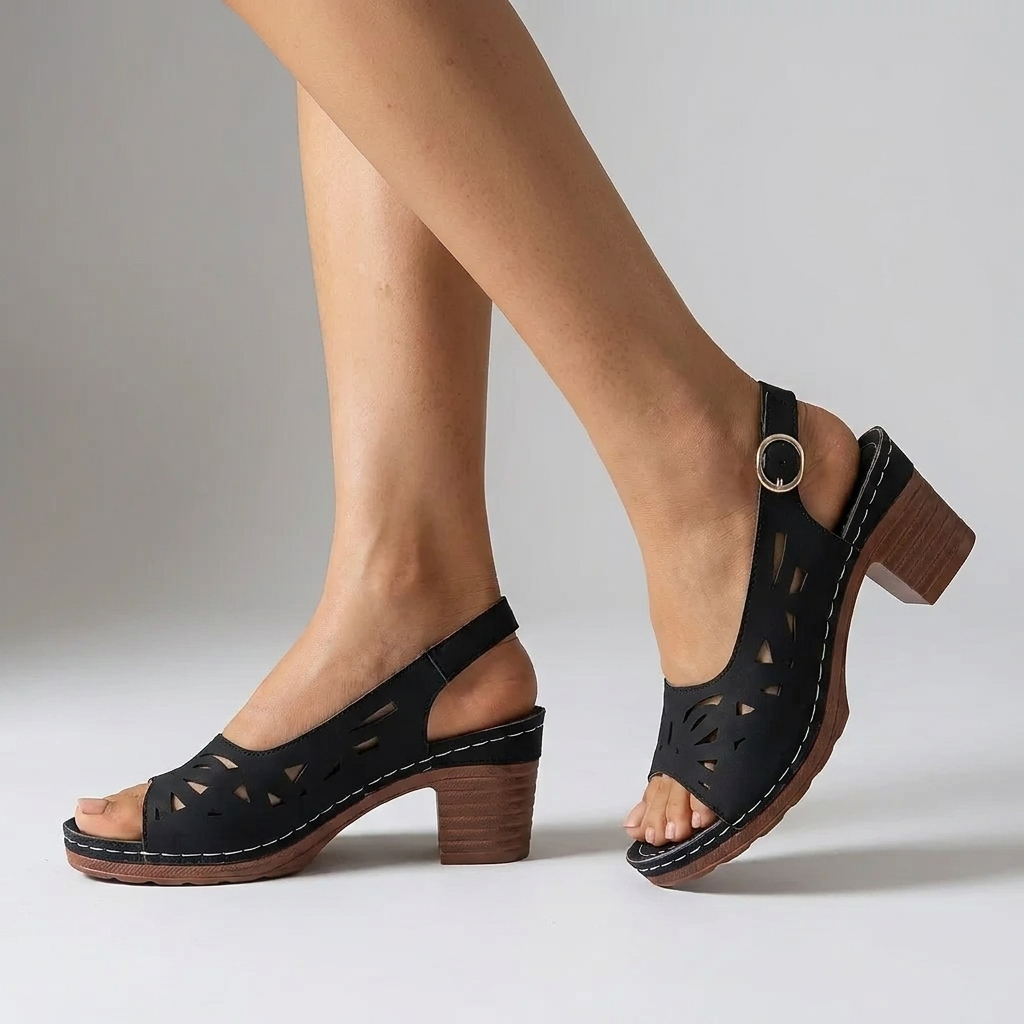 BEAUMONT NICE | SANDALES À TALON WEDGE CHIC POUR FEMMES