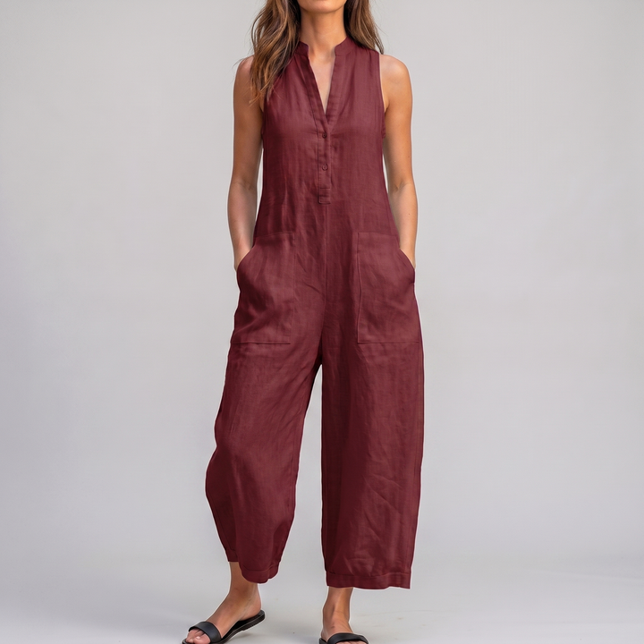 BEAUMONT NICE | SALOPETTE SANS MANCHES CHIC POUR FEMMES