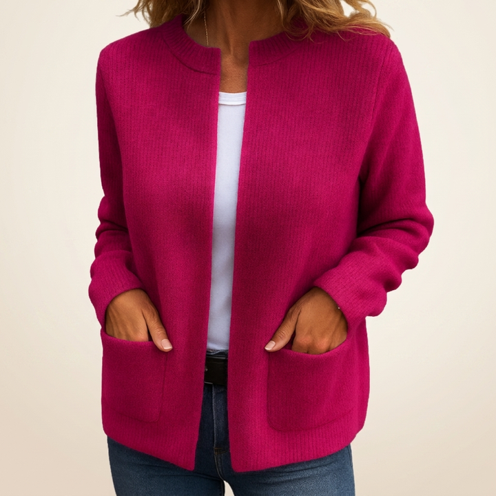 BEAUMONT NICE | GILET EN TRICOT À FERMETURE ÉCLAIR POUR FEMMES