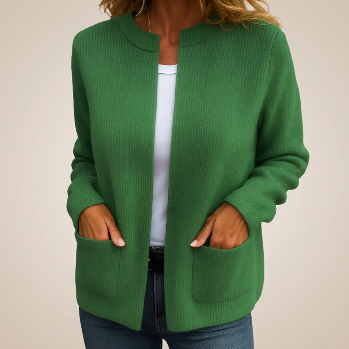 BEAUMONT NICE | GILET CÔTELÉ OUVERT POUR FEMMES