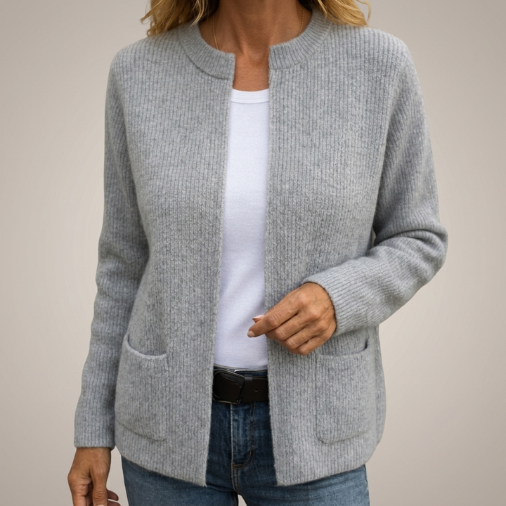 BEAUMONT NICE | GILET CÔTELÉ OUVERT POUR FEMMES