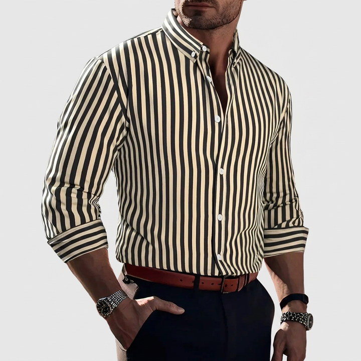 VERTICAL STRIPED SHIRT FOR MEN