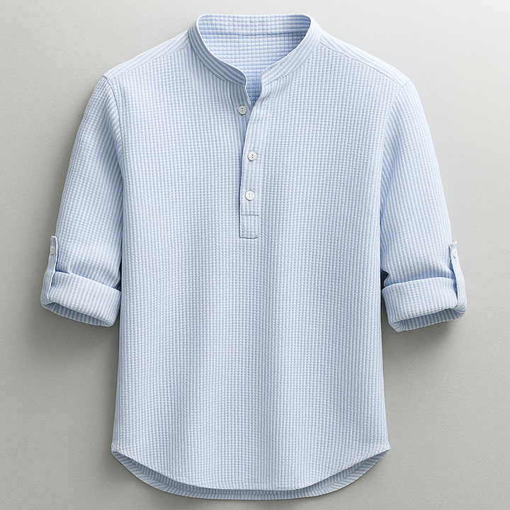 CURVED HEM SHIRT FOR MEN