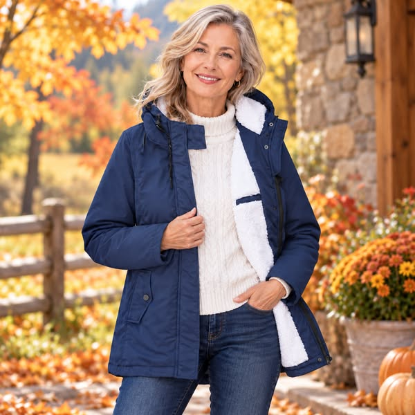 Maeve - Parka à capuche doublée polaire