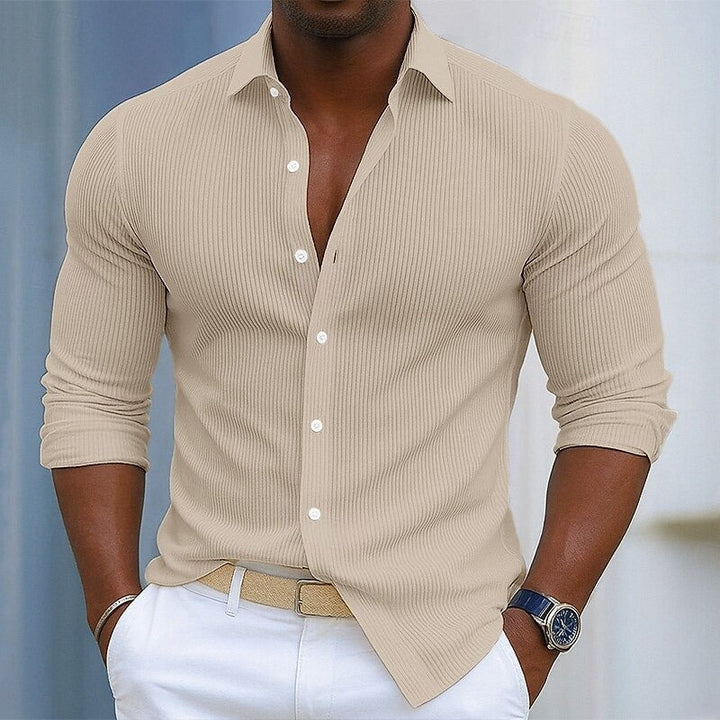 RIBBED SHIRT FOR MEN