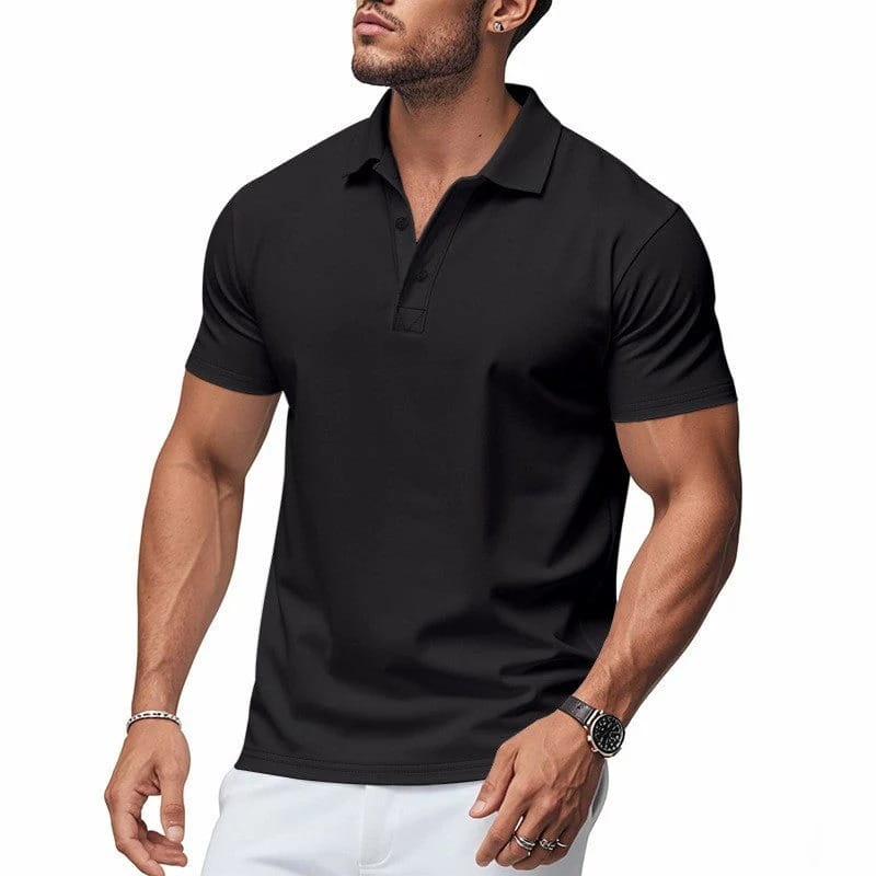 TAILORED STRETCH POLO FOR MEN