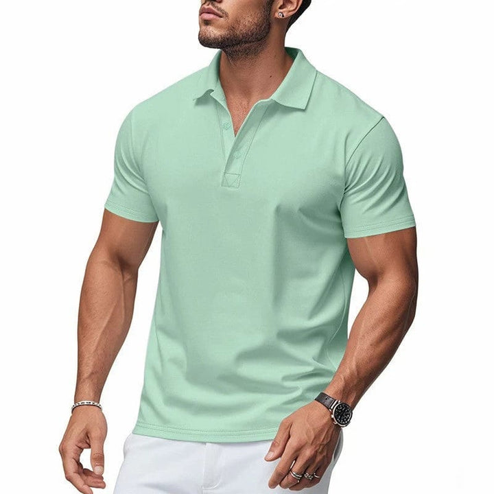 TAILORED STRETCH POLO FOR MEN