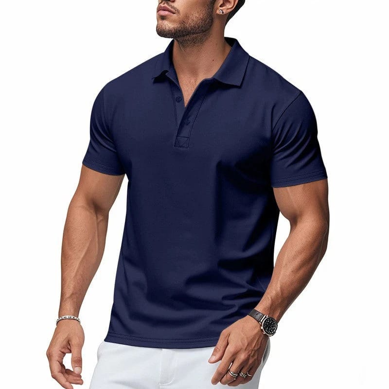 TAILORED STRETCH POLO FOR MEN