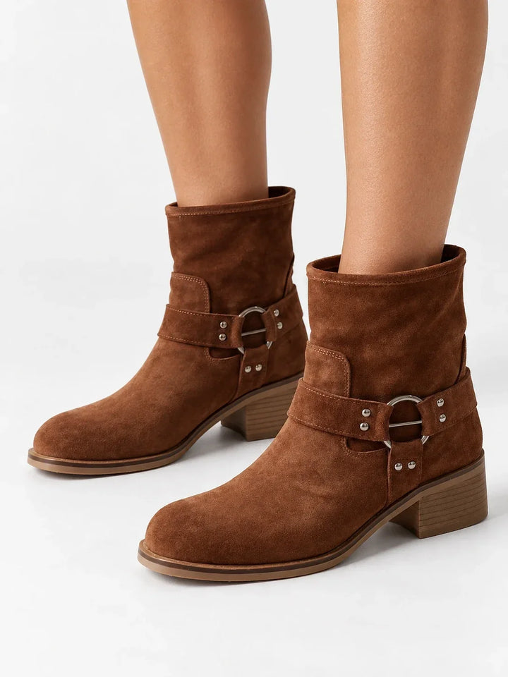 BEAUMONT NICE | BOTTINES À HARNAIS EN ANNEAU POUR FEMMES