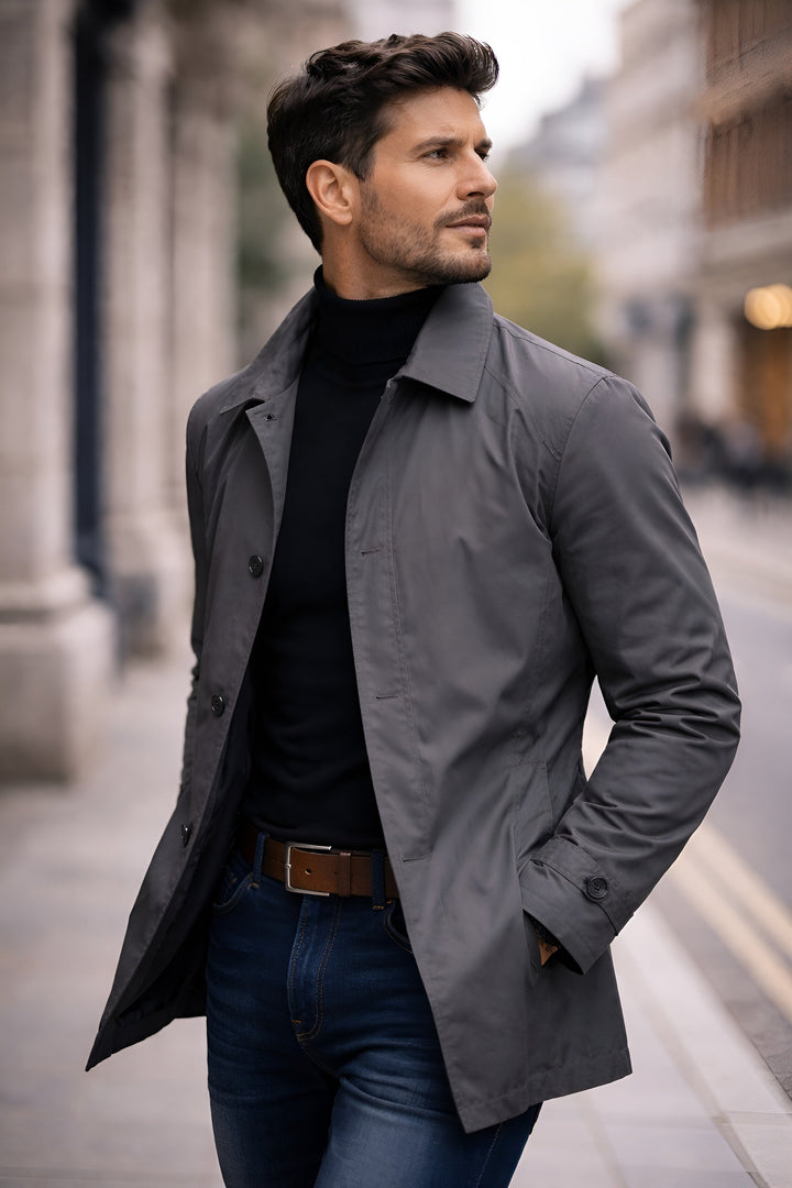 STRUCTURED COAT FOR MEN