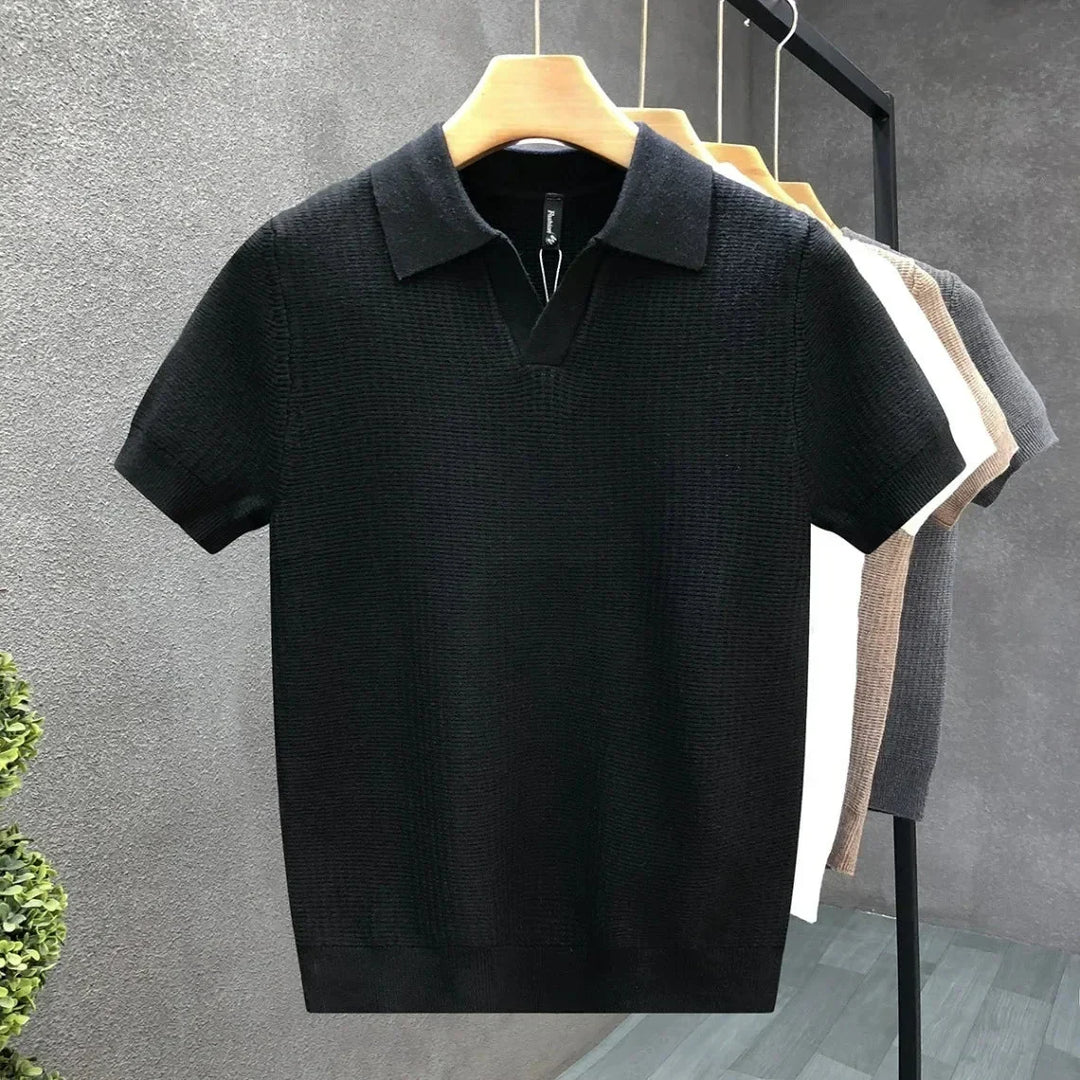 KNITTED POLO SHIRT FOR MEN
