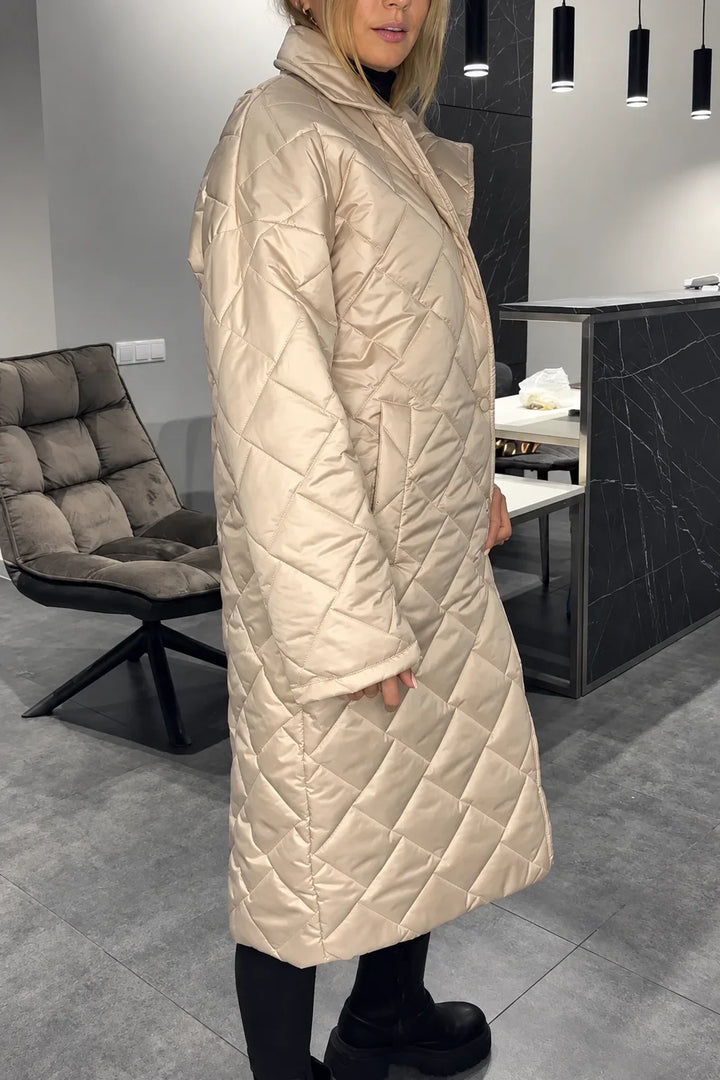 Kendall | Manteau matelassé doublé léopard