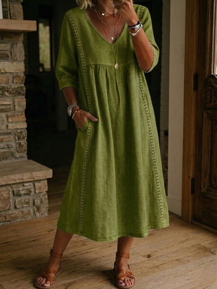 BEAUMONT NICE | ROBE MIDI EN DENTELLE CHIC POUR FEMMES