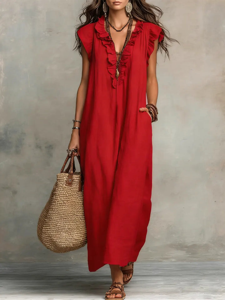 BEAUMONT NICE | ROBE BOHÉMIENNE CHIC ET FLUIDE POUR FEMMES
