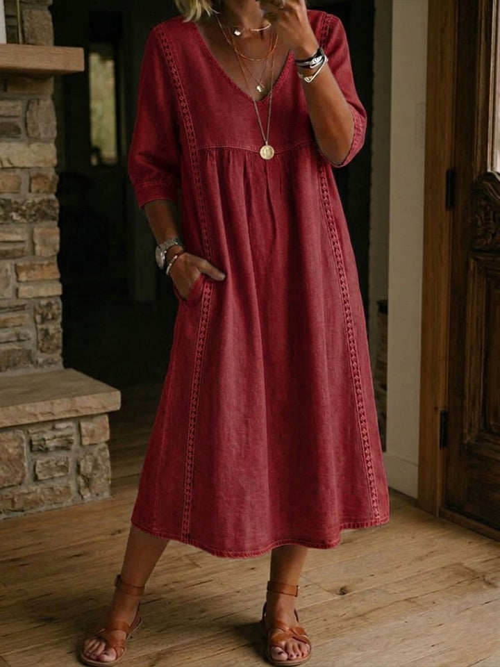 BEAUMONT NICE | ROBE MIDI EN DENTELLE CHIC POUR FEMMES