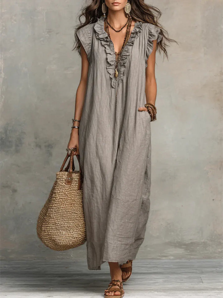 BEAUMONT NICE | ROBE BOHÉMIENNE CHIC ET FLUIDE POUR FEMMES