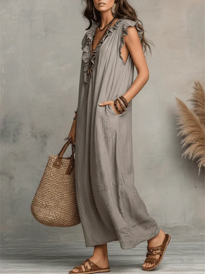 BEAUMONT NICE | ROBE BOHÉMIENNE CHIC ET FLUIDE POUR FEMMES