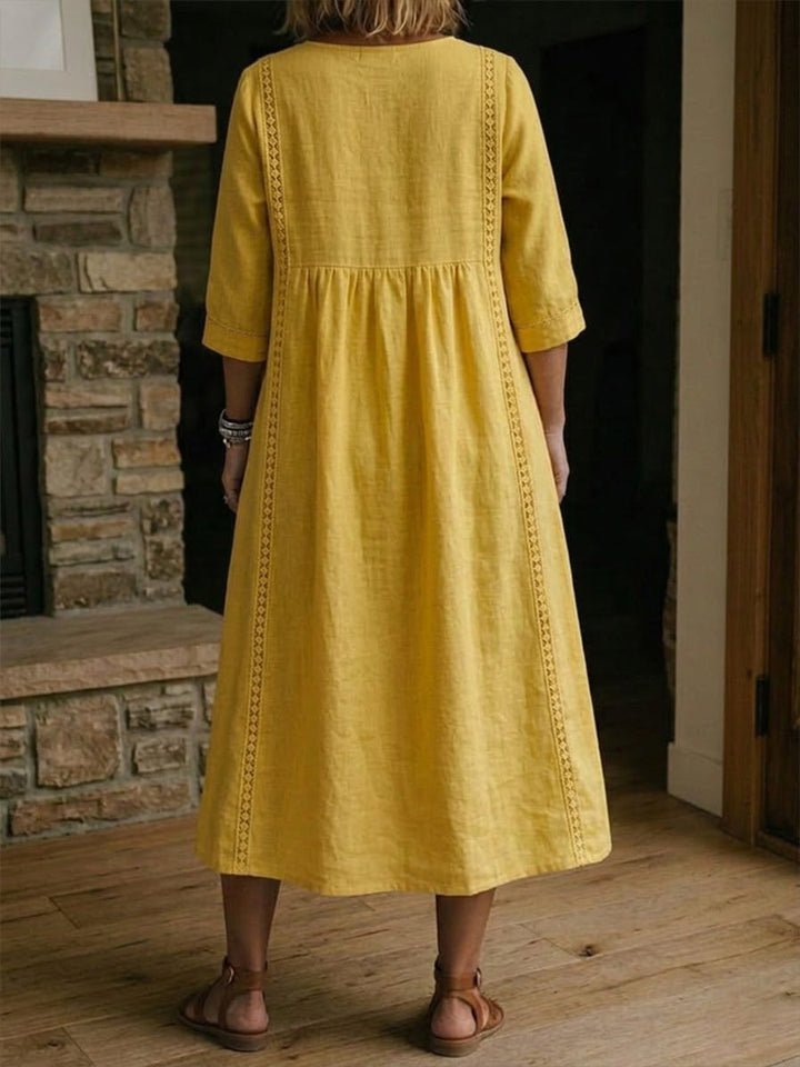 BEAUMONT NICE | ROBE MIDI EN DENTELLE CHIC POUR FEMMES