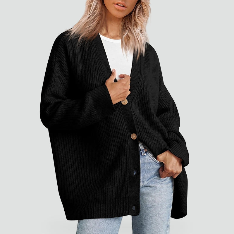 BEAUMONT NICE | GILET À COL EN V RIBBÉ POUR FEMME